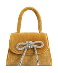 Sabrina Gold Mini Velvet Bag