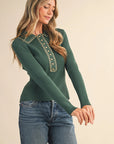 Lena Embroidered Sweater