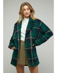 Martha Plaid Jacket - Plus Size