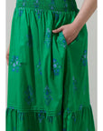 Kelly Floral Poplin Maxi Dress - Plus Size