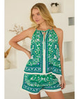Amelia Floral Halter Neck Top