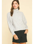 Treda Turtle Neck Knit Sweater