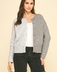 Color Block Button Down Cardigan