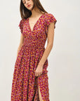 Lia Smocked Maxi Dress