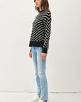 Heather Mock Neck Sweater