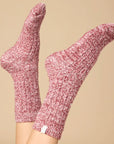 Softies Marshmallow Crew Socks with Grippers For Women