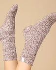 Softies Marshmallow Crew Socks with Grippers For Women