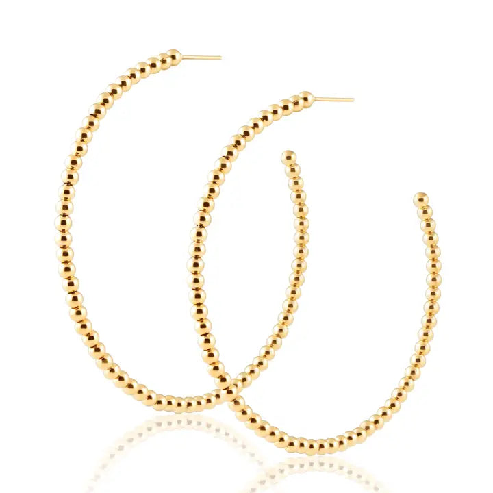 Bryn Beaded Hoops