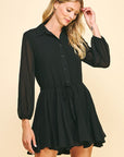 Billie Collared Button Down Dress- FINAL SALE ITEM