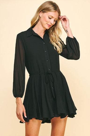 Billie Collared Button Down Dress