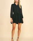 Billie Collared Button Down Dress- FINAL SALE ITEM