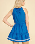 Hillary Halter Neck Mini Dress