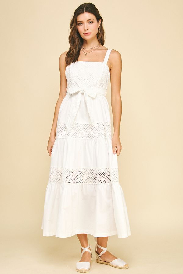 Molly Eyelet Detail Dress