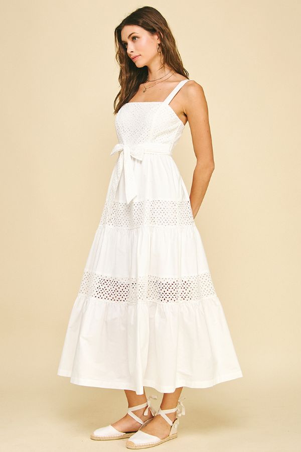 Molly Eyelet Detail Dress