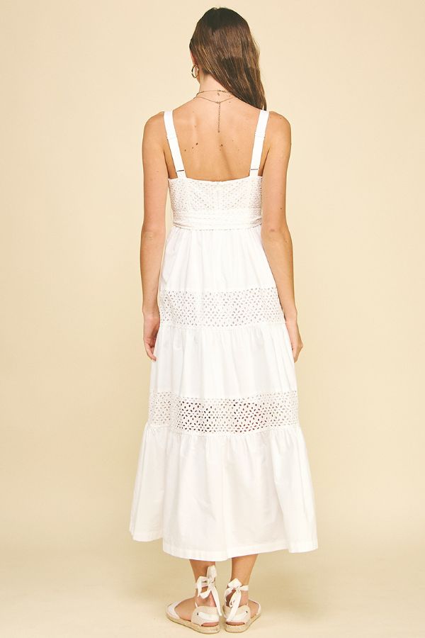 Molly Eyelet Detail Dress