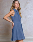 Eden Eyelet Sleeveless Mini Dress