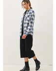 Veronica Vintage Plaid Button Up Shirt
