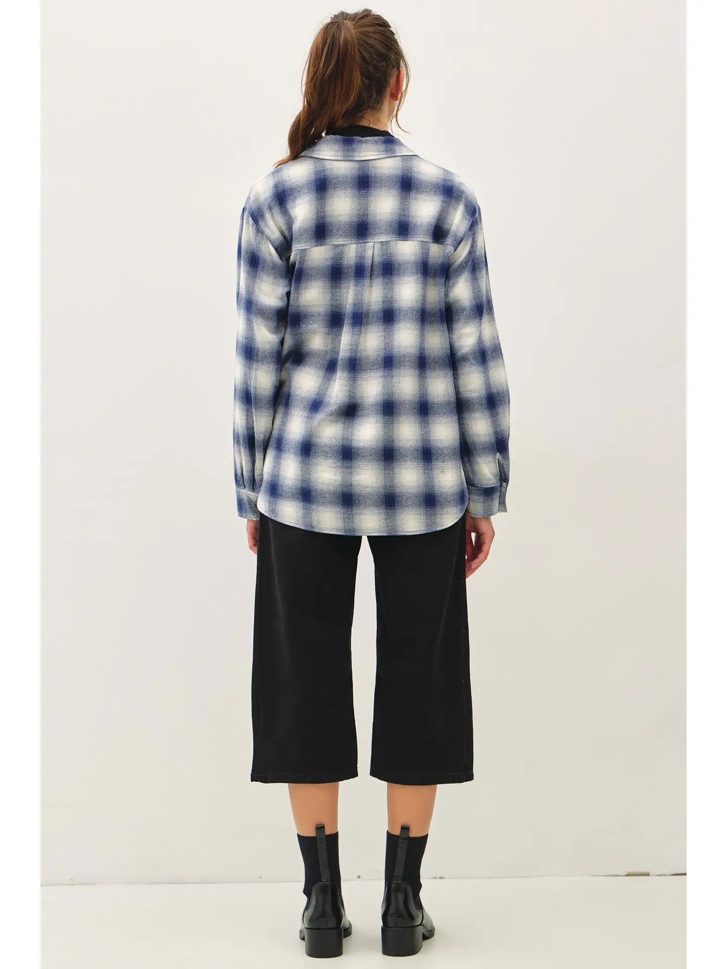 Veronica Vintage Plaid Button Up Shirt