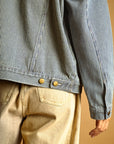 Sahara Stripped Denim Jacket