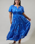 Isla Tiered Maxi Dress - Plus Size