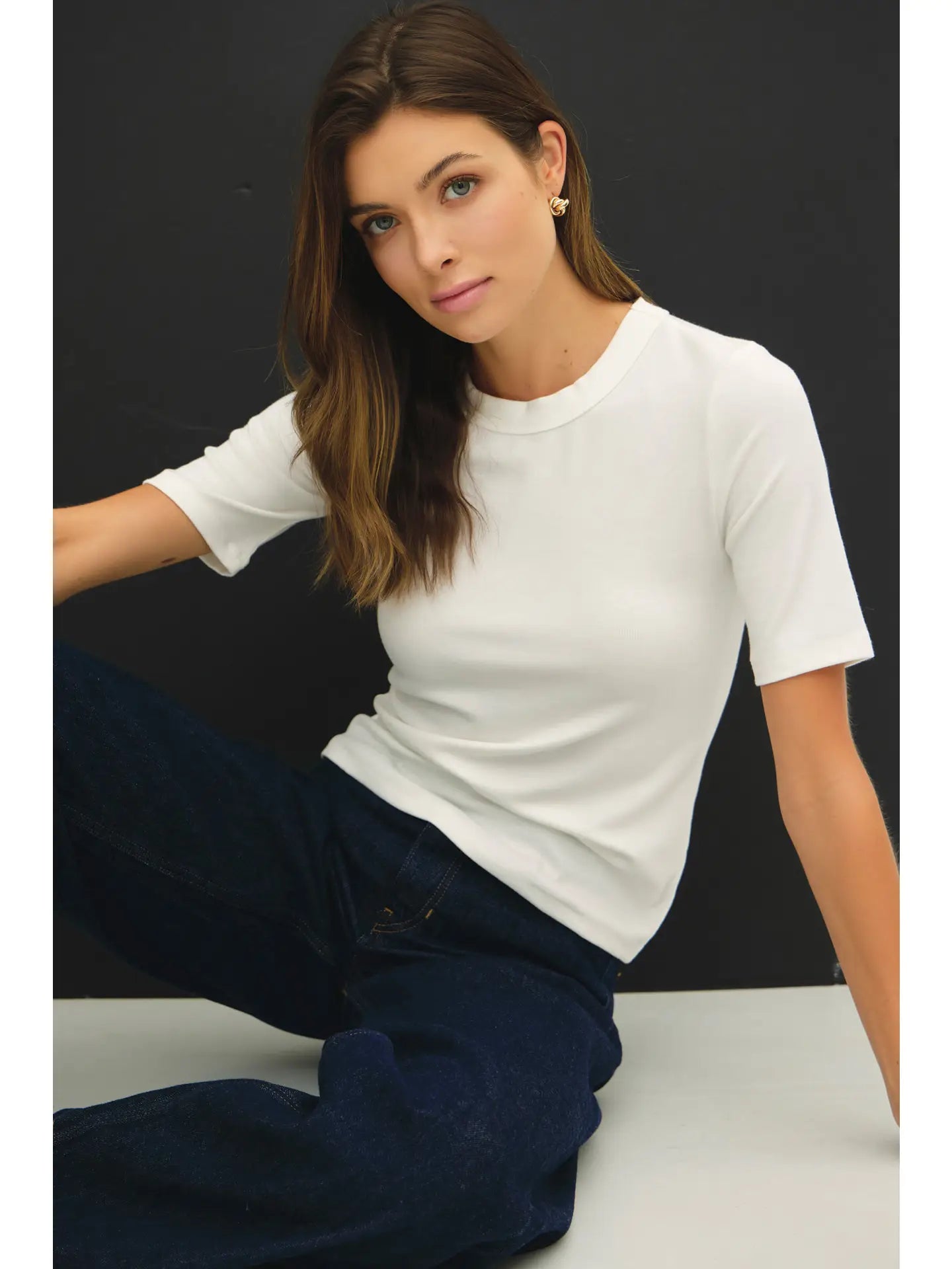 Sophia Soft Short Sleeve Top