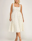 Flora Smocked Midi Dress - Plus Size