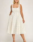Flora Smocked Midi Dress - Plus Size