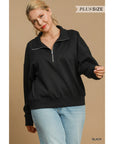 Izzy Quarter Zip - Plus Size