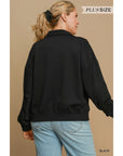 Izzy Quarter Zip - Plus Size