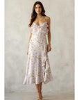 Flora Ruffle Slip Dress