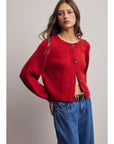 Kendall Knit Button Front Cardigan