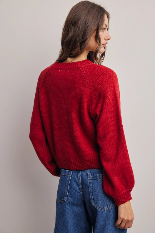 Kendall Knit Button Front Cardigan
