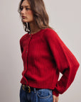 Kendall Knit Button Front Cardigan