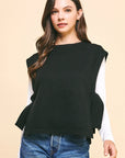 Kaia Side Tied Sweater Vest