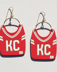 Kansas City Jersey Earrings