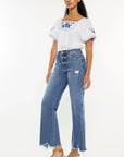 High Rise Wide Leg Denim