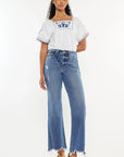 High Rise Wide Leg Denim