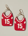 Kansas City Jersey Earrings