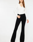 Mid Rise Flare Jeans