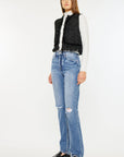 High Rise Straight Leg Denim