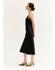 Lotti Lace Satin Midi Dress