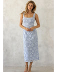 Fifi Floral Lace Midi Dress