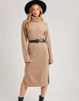 Turtleneck Sweater Dress