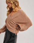 Wren Wrap Crossover Sweater