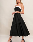 Laura Textured Midi Dress