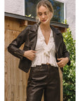 Distressed Moto Jacket