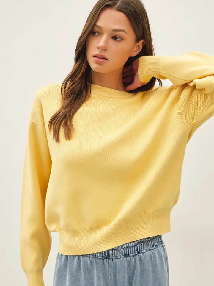 Billie Boyfriend Pullover Sweater