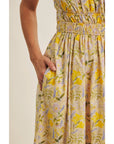 Leota Lemon Blossom Midi Dress