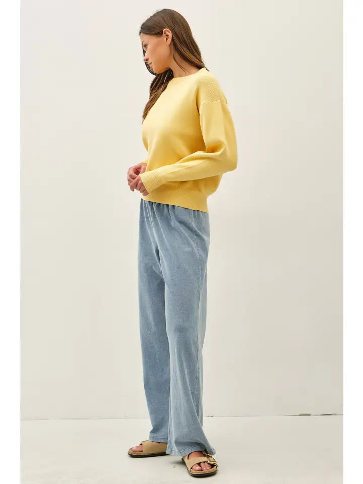 Billie Boyfriend Pullover Sweater