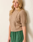 Leslie Knit Short Sleeve Top - Plus Size